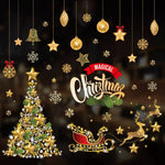 Ensemble d'autocollants de Noël dans différentes couleurs vives