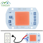 plaque led cob 20w 30w 50w blanc full spectrum smart ic éclairage moderne diy