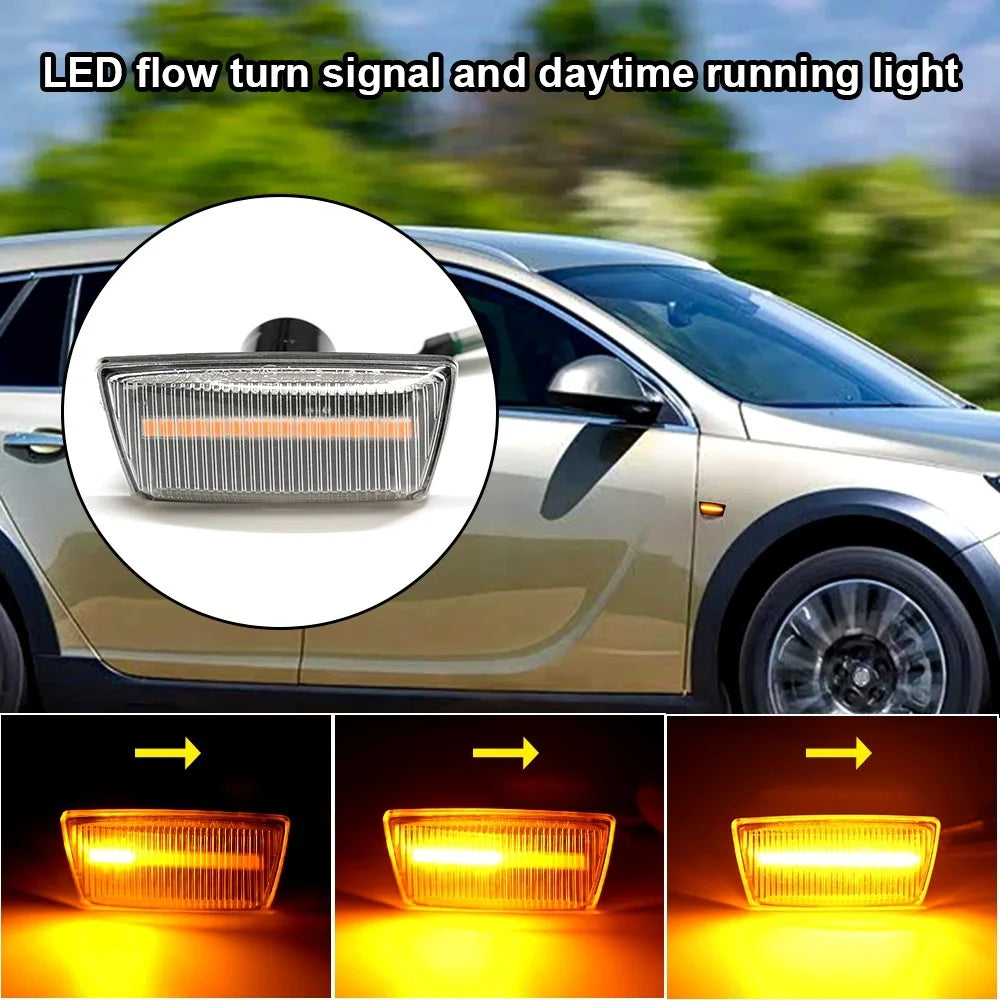 feux position led transparent modernes opel adam astra corsa insignia zafira meriva cặp đèn
