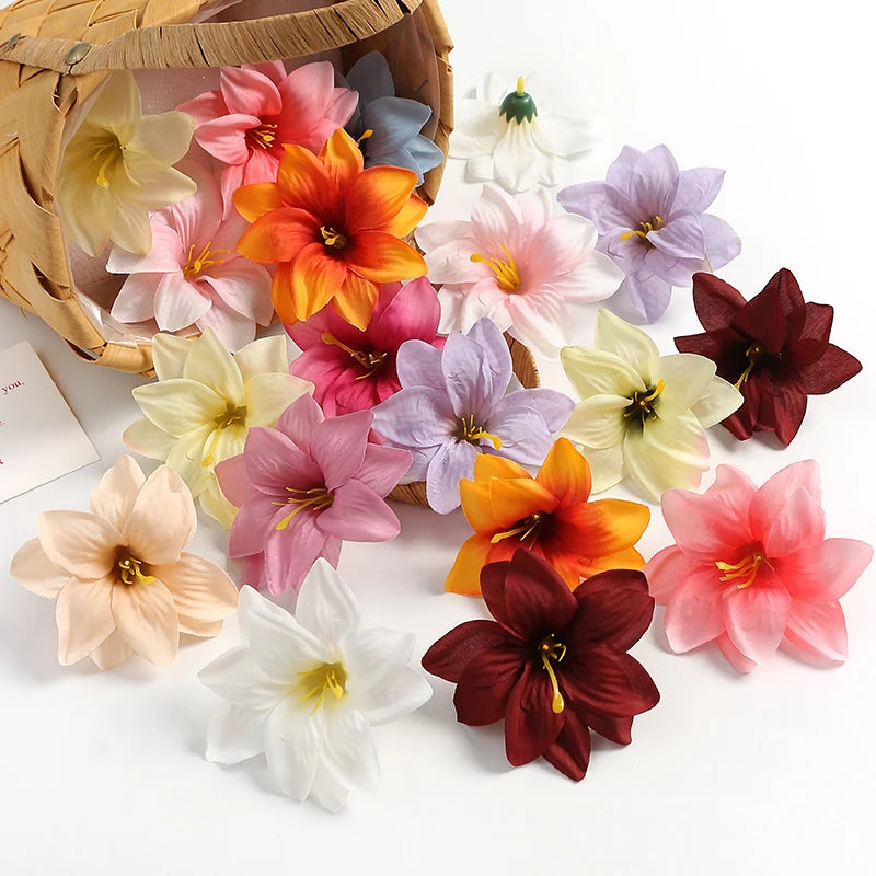 têtes fleurs artificielles soie décoration mariage couronne bricolage intérieur fleurs réalistes