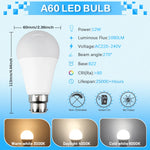 ampoule led boule blanc moderne culot b22 intérieur maison salon lumière jour