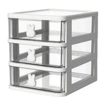 organisateur moderne rose clair transparent tiroirs plastique respectueux environnement multifonctionnel
