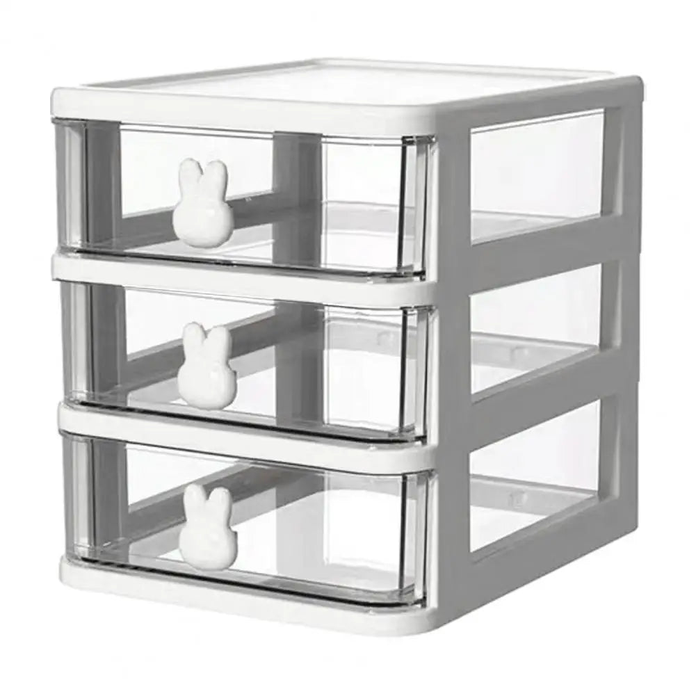 organisateur moderne rose clair transparent tiroirs plastique respectueux environnement multifonctionnel