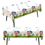 nappes festives clowns enfantins motifs fleurs géométriques tables jetables anniversaire enfants cirque