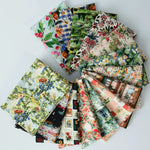 tissu coton imprimé floral vintage motifs champêtres opaques bricolage popeline 145cm DIY