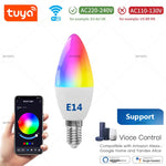 ampoule led multicolore effet arc ciel base e14 e27 moderne blanc rouge vert bleu