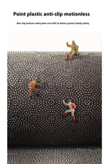 tapis multicolore motif cerises pois pile désossée antidérapant imperméable moderne décontracté usage maison camping