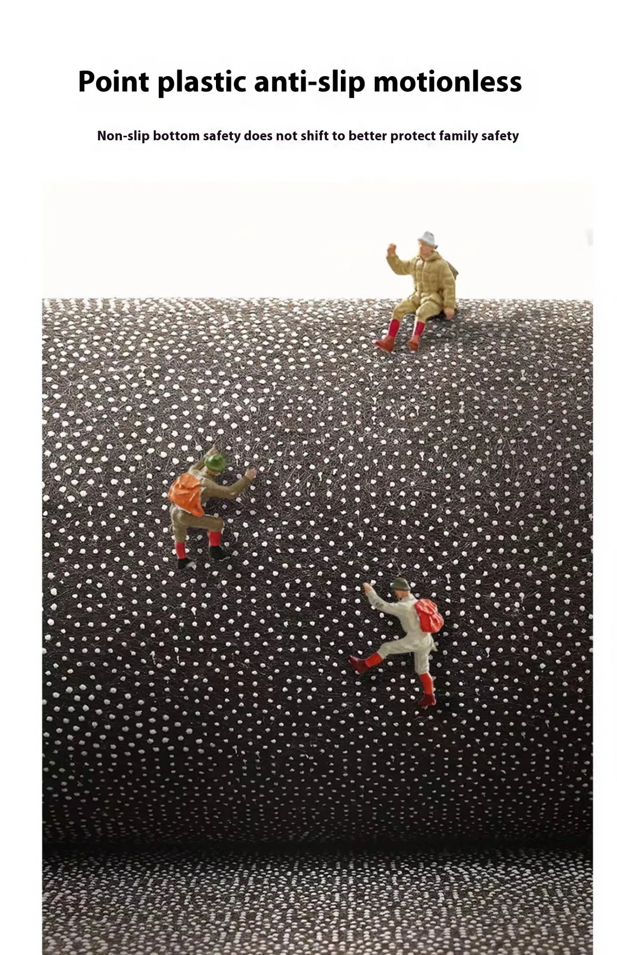 tapis multicolore motif cerises pois pile désossée antidérapant imperméable moderne décontracté usage maison camping