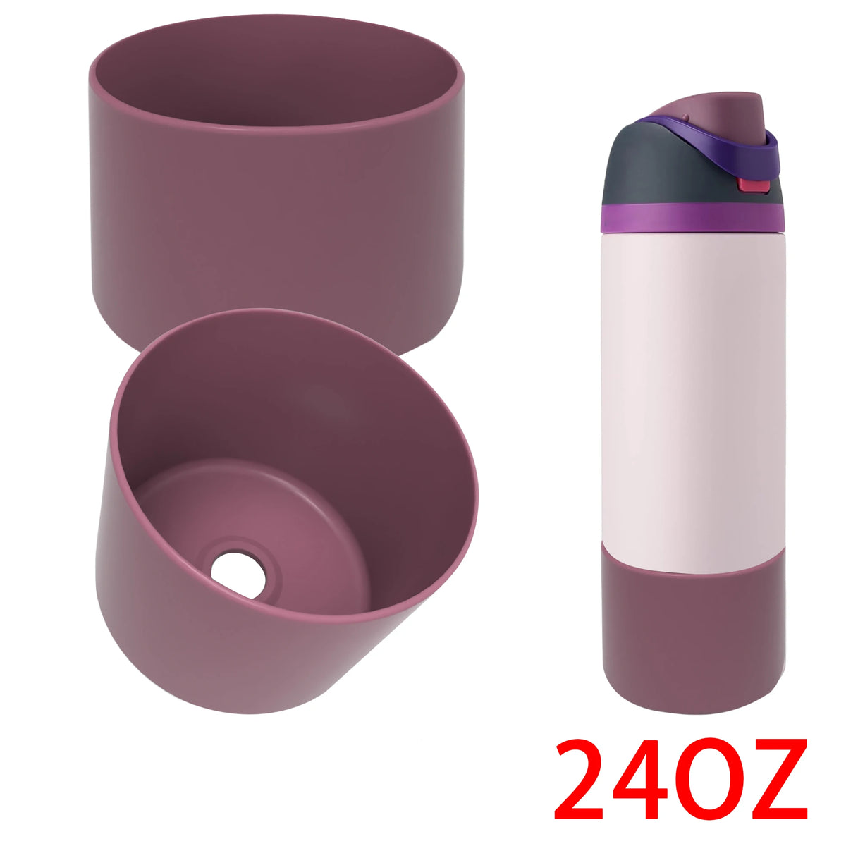 protège bouteille rose points brillants moderne 24oz 32oz 40oz