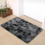 tapis rouge uni peluche moderne 50x80cm confortable antidérapant chambre salon vestibule