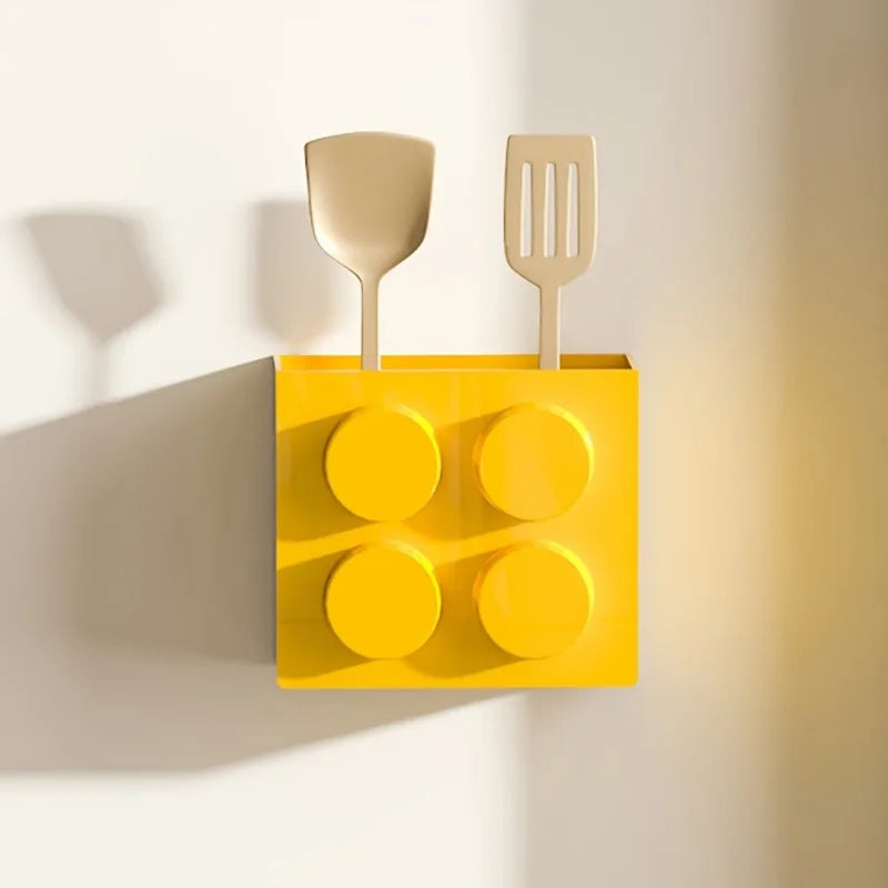 boîtes rangement magnétiques rouge bleu jaune blocs lego moderne fixations magnétiques almacenamiento organizador porta