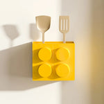 boîtes rangement magnétiques rouge bleu jaune blocs lego moderne fixations magnétiques almacenamiento organizador porta