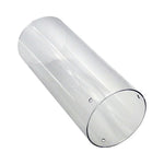 tube transparent moderne très fin abat jour verre fixations variées bougeoir lustre applique murale
