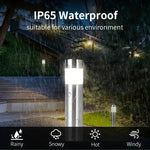 lumière solaire led extérieure moderne gazon ip65 5v argentée autonome