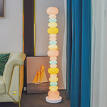 lampe sol moderne multicolore translucence intérieur éclairage décoration chambre enfants led