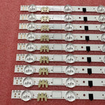 bande lumineuse led blanche ronde translucent moderne connecteurs blancs 18 pièces