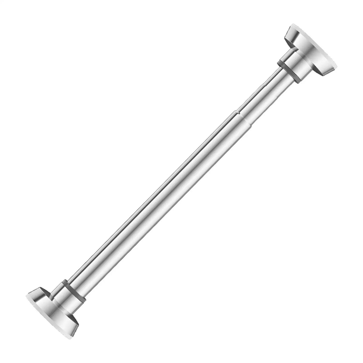 tige rideau extensible métal argenté moderne ajustable 35cm 55cm 70cm 110cm 140cm