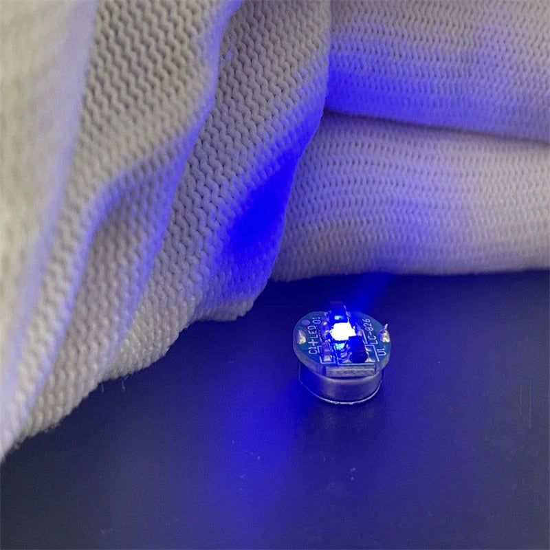 éclairage led circulaire imprimé vert opac abs connecteurs électriques sans fil animation main contrôle