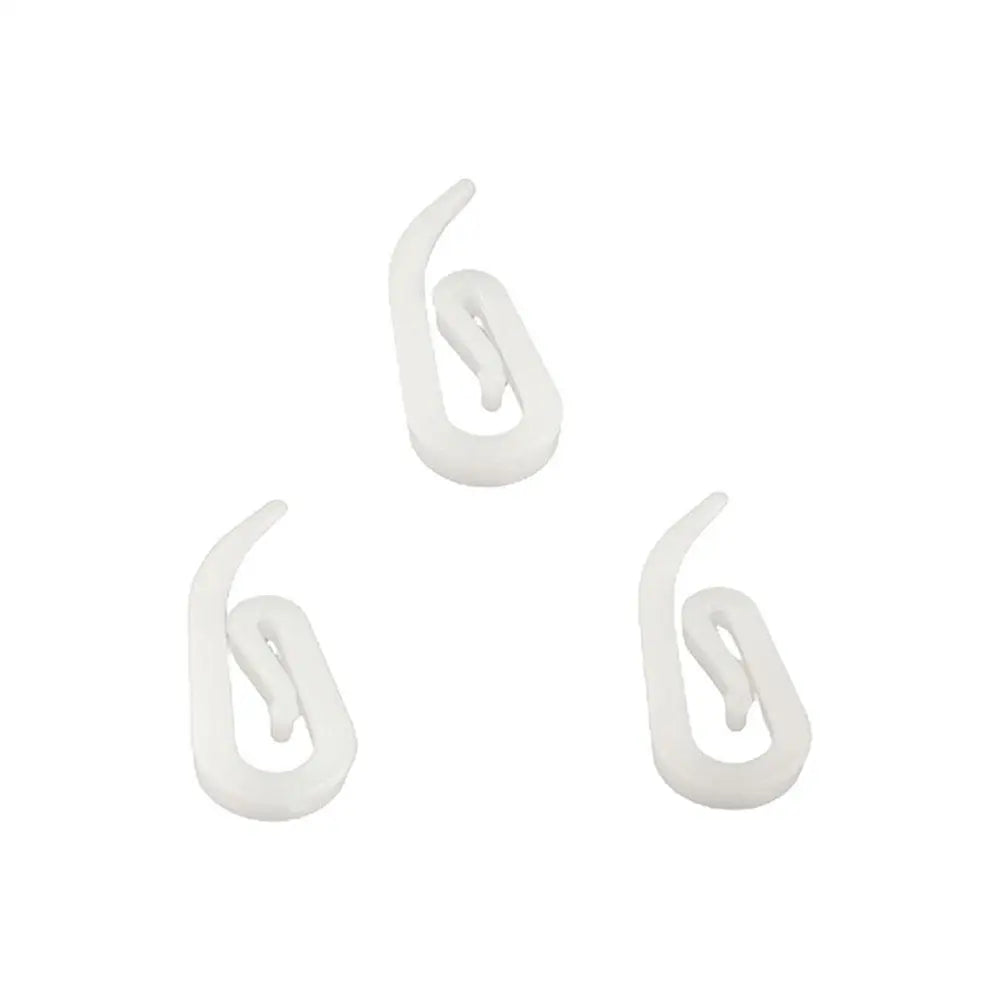 crochets suspension rideau blanc moderne plastique haute qualité 100 pièces minimalistes
