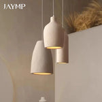 suspension lumineuse moderne beige clair texture granuleuse lampe suspendue salon salle manger