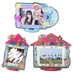cadre photo transparent kpop coeurs papillons now playing angel puppy mignon rétro