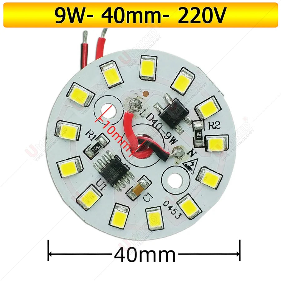 plaque led aluminium smd blanc pilote ic intégré éclairage panneau intérieur moderne