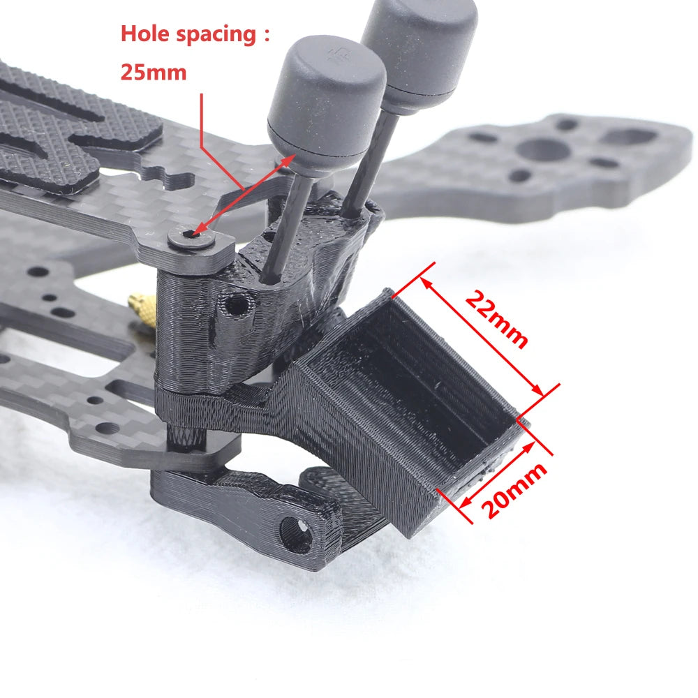 support drone antenne gps tpu fibre carbone pieces fixation avion moderne technologique