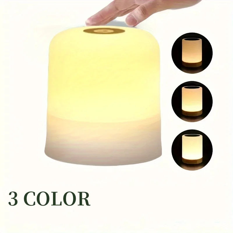 lampe led tactile usb blanc ombre douce moderne flux lumineux 60 249 veilleuse rond