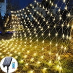 filet lumineux blanc chaud led solaire ip65 moderne autoinstallation extérieur vacances télécommande