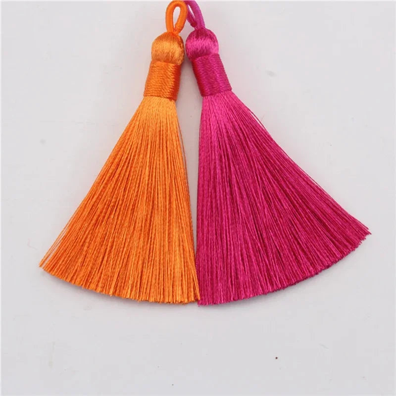 lot pompons décoratifs anneau métallique rideaux accessoires textile