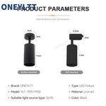 Spot LED moderne or blanc noir ampoule gu10 murale surface fixations vis