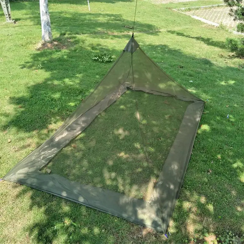 tente camping moustiquaire adulte gris noir maille fine imperméable moderne légère