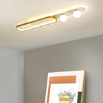 lampe couloir moderne blanc noir doré sans télécommande opacité contemporaine aluminium monté surface