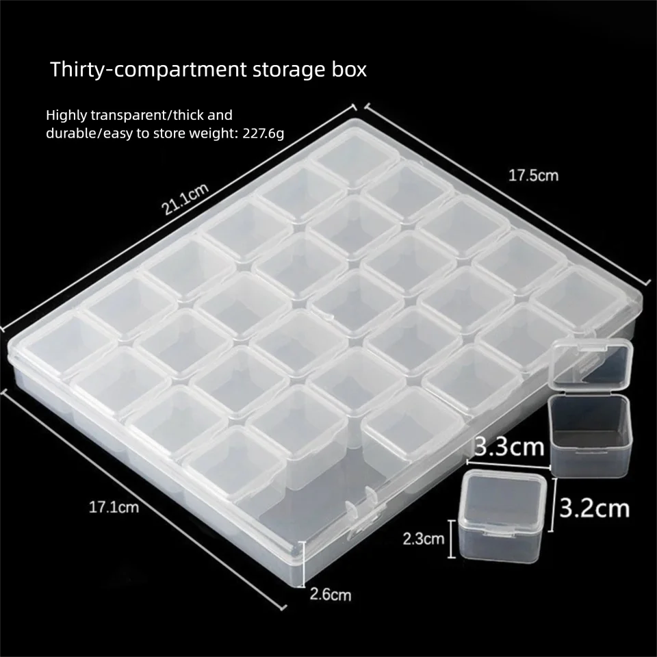 boîtes rangement transparentes modernes compartiments ajustables outils bijoux accessoires organisation pratique clips fermeture