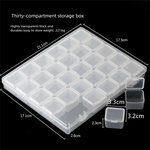 boîtes rangement transparentes modernes compartiments ajustables outils bijoux accessoires organisation pratique clips fermeture