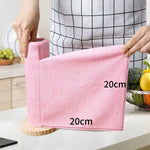 lingettes nettoyage réutilisables microfibre rose gris vert durables machine laver
