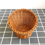 paniers tissés osier marron clair utilisation multiple respectueux environnement traditionnels