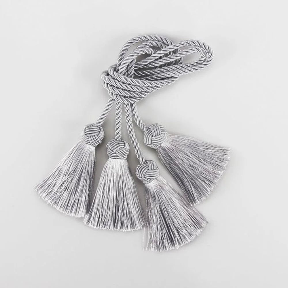 ruban franges tissé classique beige bleu marine deco couture artisanal pendentifs accessoires bricolage