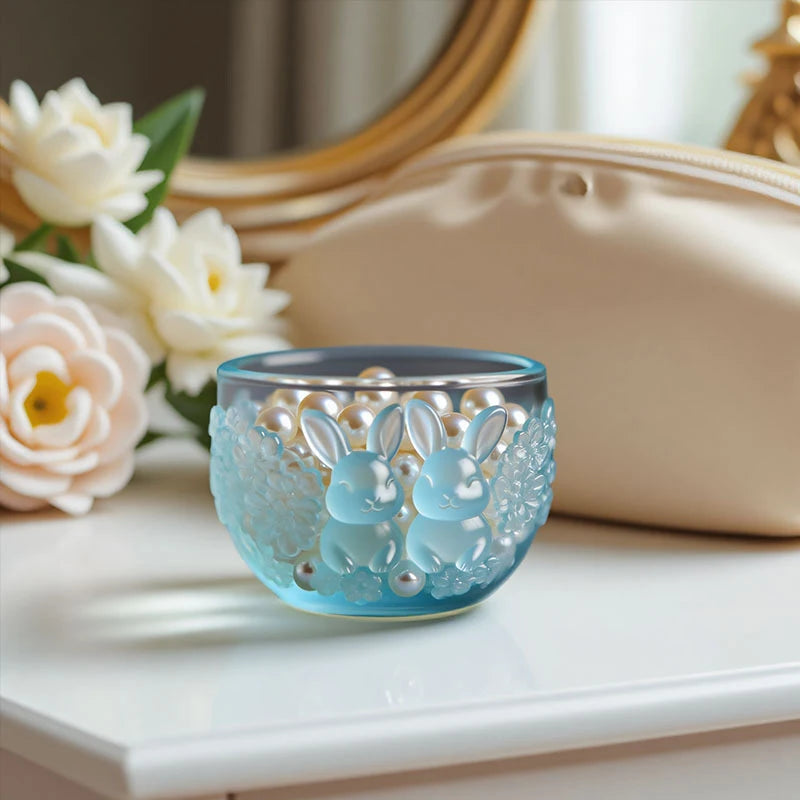 moule silicone lapin fleurs bougie aromathérapie pot fleur do it yourself artisanal