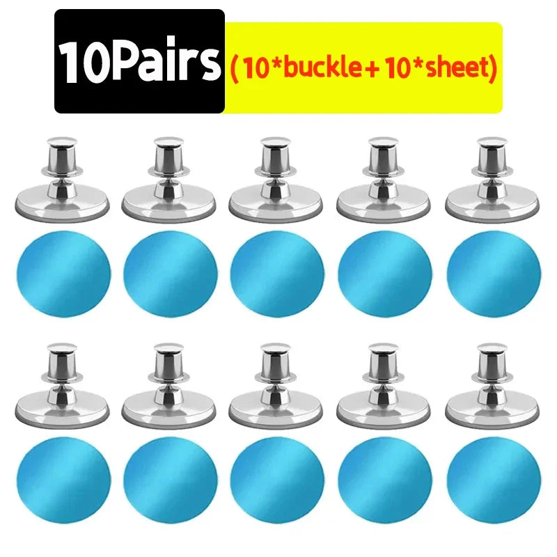 boucles magnétiques argentées rideaux voilages attaches décoratives clips fixation moderne