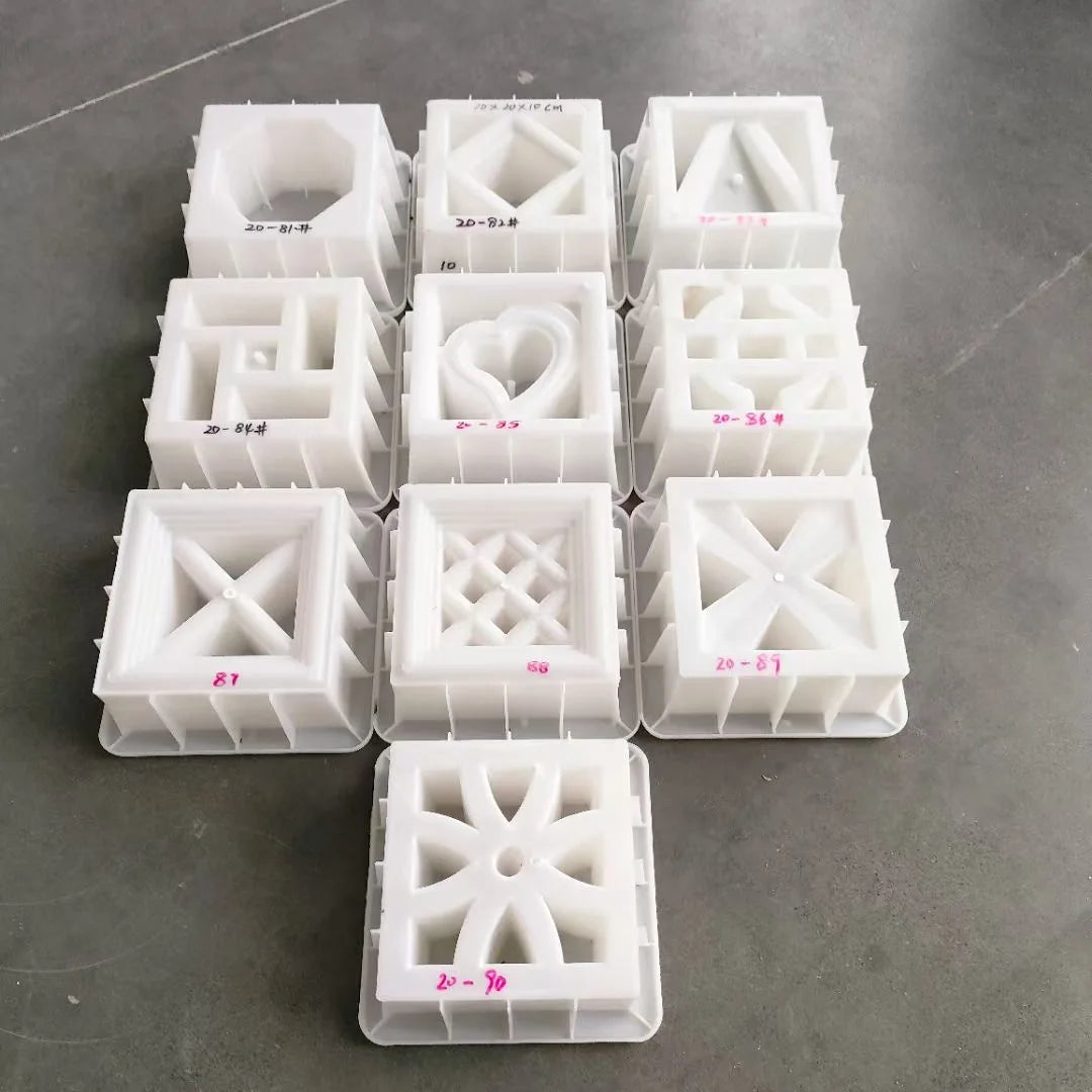blocs décoratifs blancs motifs géométriques modernes facile utiliser cloisons décoratives intérieur extérieur