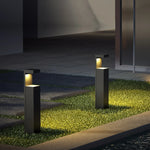 lampe led imperméable moderne extérieure jardin noir doré ip65 30cm 60cm 80cm