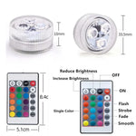 ampoules led sous marines 16 couleurs transparentes opalescentes piscine télécommande moderne