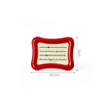 calendrier mural moderne colorées mois jours adhésif opaque plastique noir beige