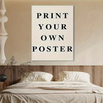 poster minimaliste texte noir toile polyester 40x30cm 40x50cm 60x80cm durable haute définition