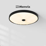 lampe moderne noir lumineuse circulaire éclairage quotidien led dimmable minimaliste chambre