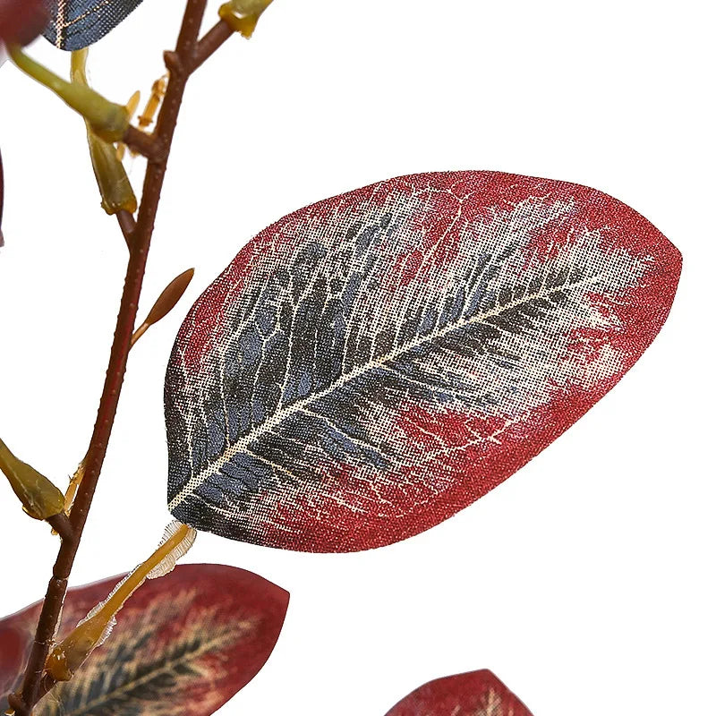 décoration automnale branches feuilles naturelles or rouge vert extérieur mariage fête