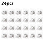 clips suspension adhésifs blancs modernes utilisation multiple support mural rideaux outils cuisine pièces