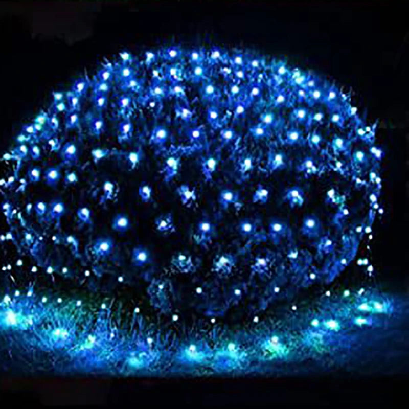 guirlande lumineuse solaire 3m 2m filet maille blanc chaud moderne télécommande étanche ip65 led