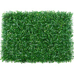 décoration murale moderne plante artificielle vert feuilles rondes herbe plastique extérieur intérieur accrochable haute